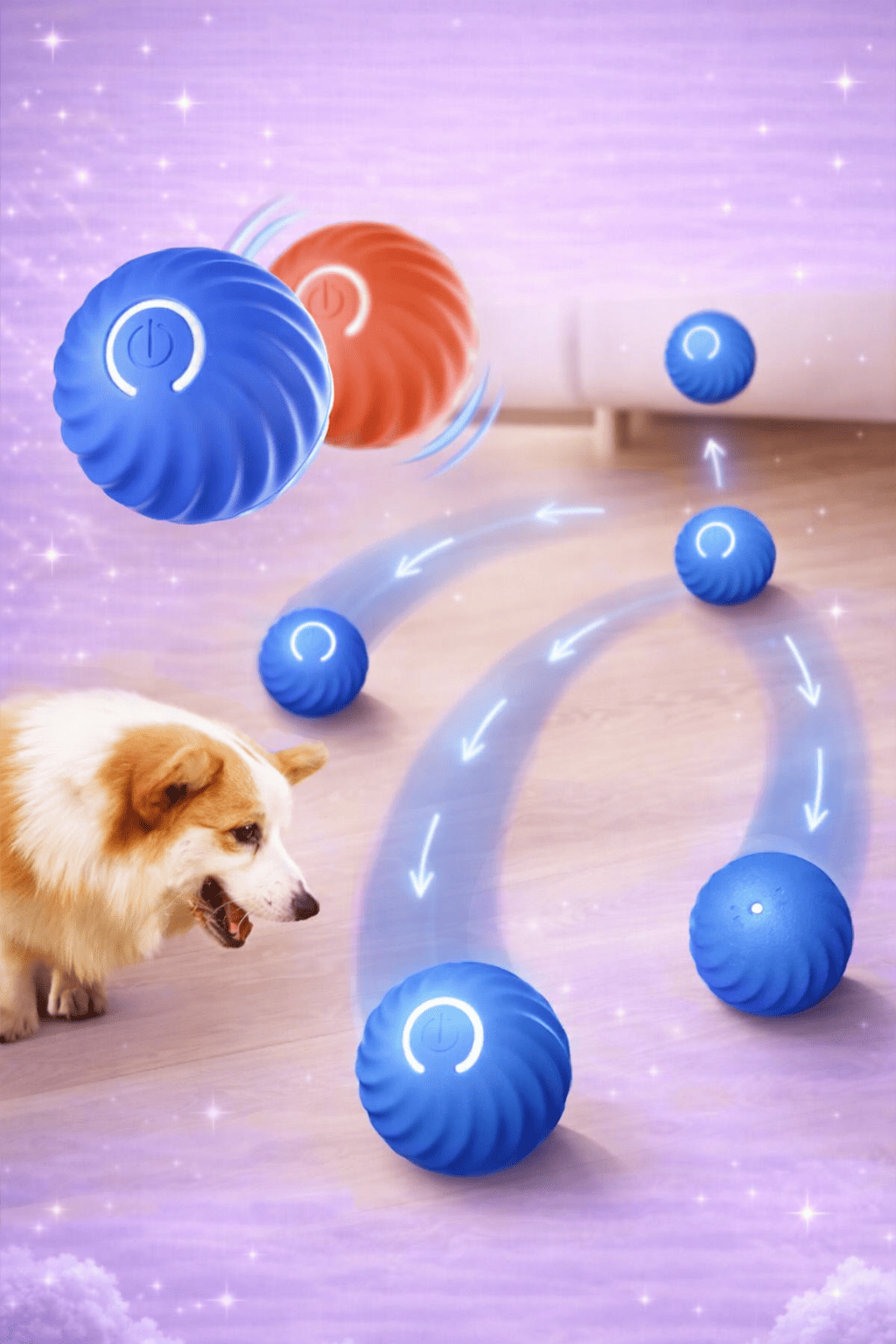 Smart moving ball
