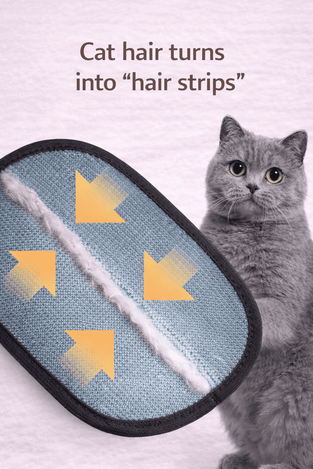 Pet hair removal glove